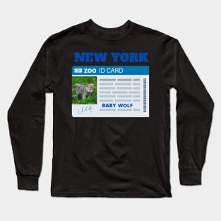 NEW YORK ZOO WOLF Long Sleeve T-Shirt